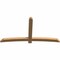 Ekena Millwork Bellingham Timber Gable Bracket, Western Red Cedar, 96"W x 52"H x 3 1/2"D x 5 1/2"F, 13/12 Pitch GBW096X52X0406BEL00SWR - alternate 2